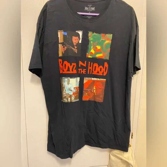 MENS GRAPHIC BOYS IN THE HOOD BLACK SHORT SLEEVE TEE SZ XL - Picture 4 of 6